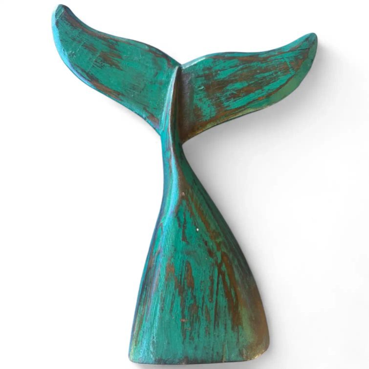Large Coloured Whale Tails - Gloss Polish finish