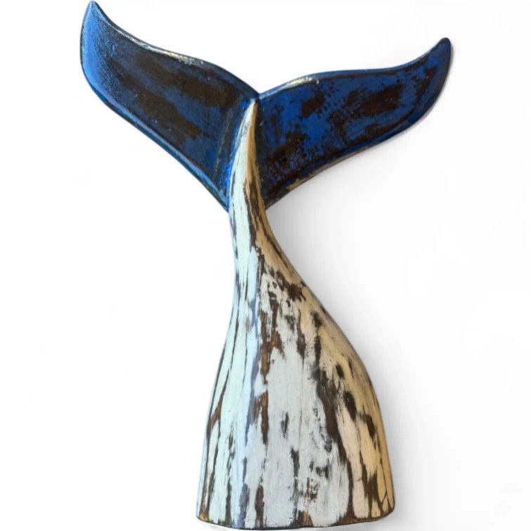 Large Coloured Whale Tails - Gloss Polish finish