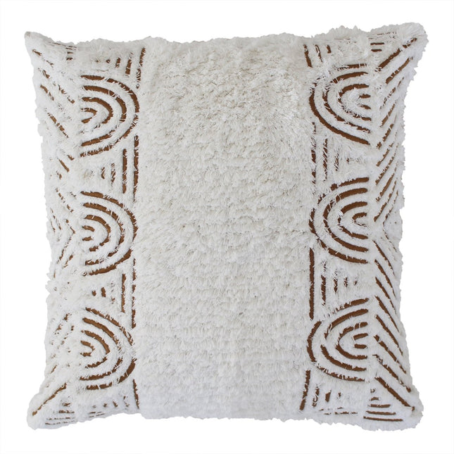 Cushion Cover-Boho Textured Single Sided-Africa-50cm x 50cm Home & Garden > Bedding