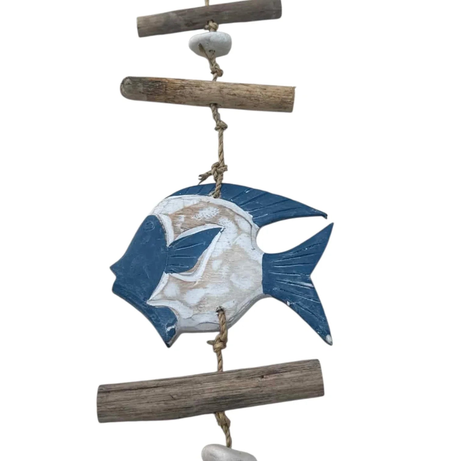 Driftwood Garland with Blue Fish