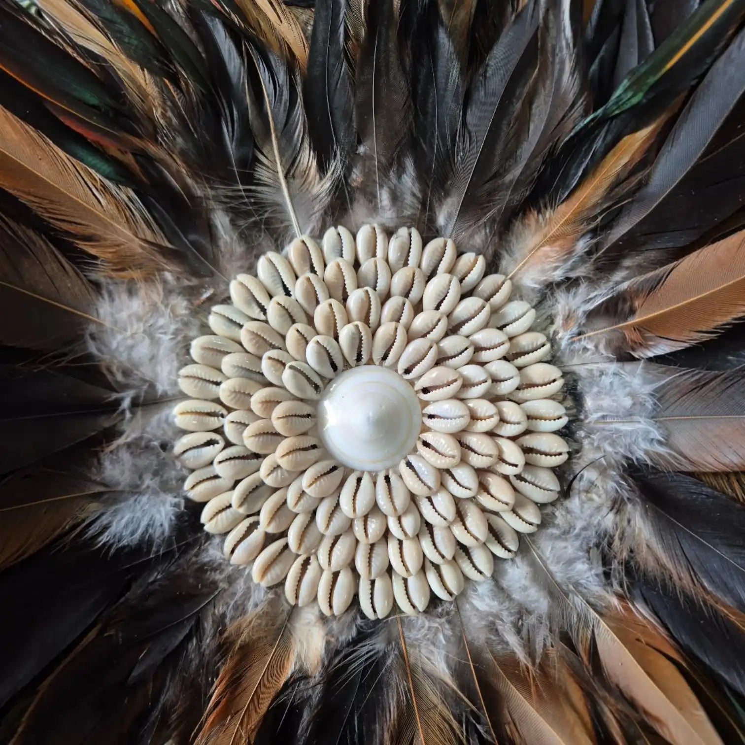 Juju Wall Hat Africana Feather