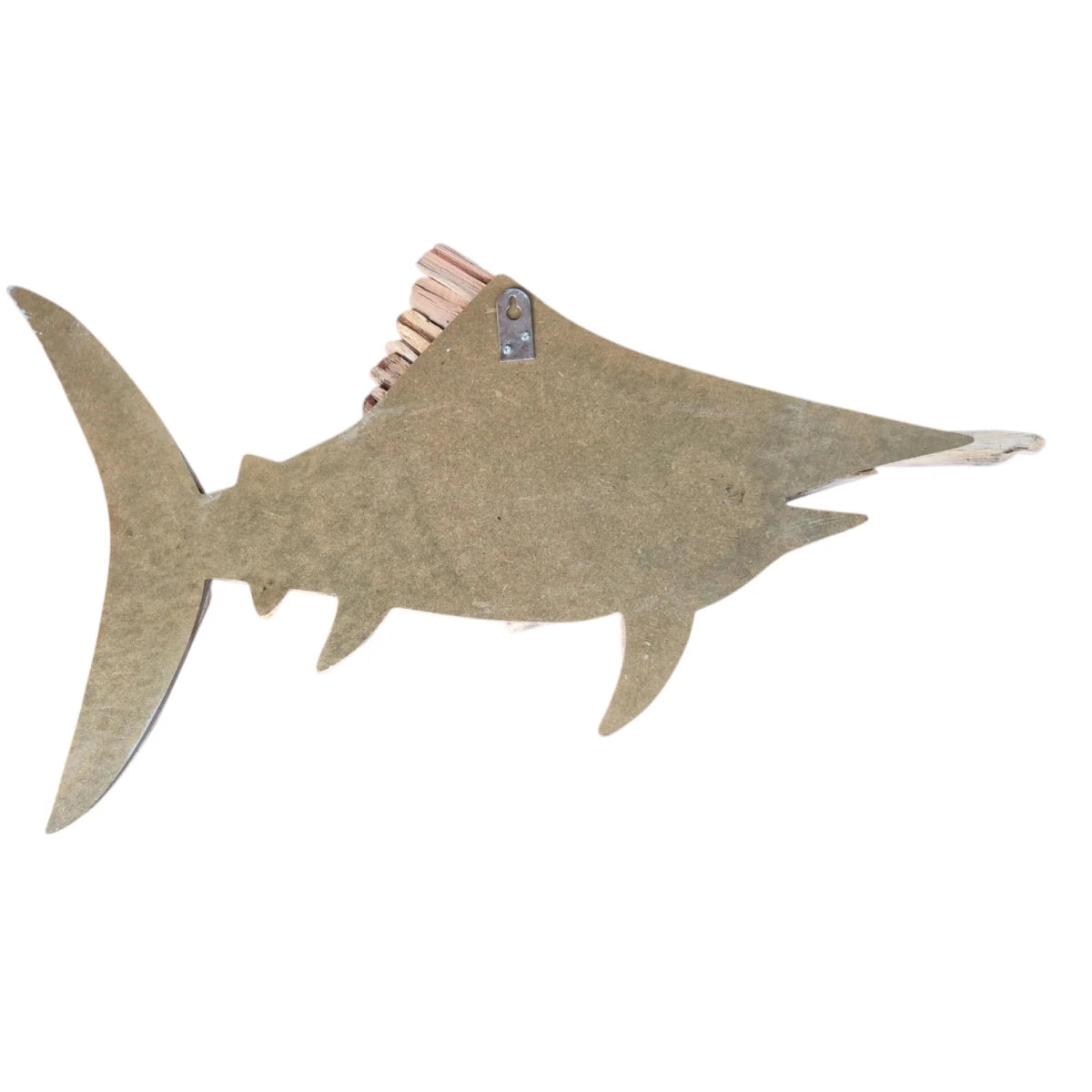 Driftwood Swordfish Wall Hanging back