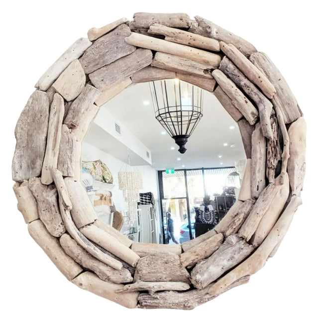 Driftwood Mirror Home Decor