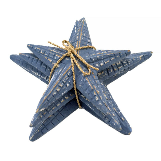Starfish Set of 3 - Blue Home Decor