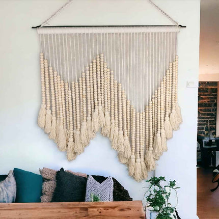 Waverly Beaded Wall Hanging - Natural Home Decor