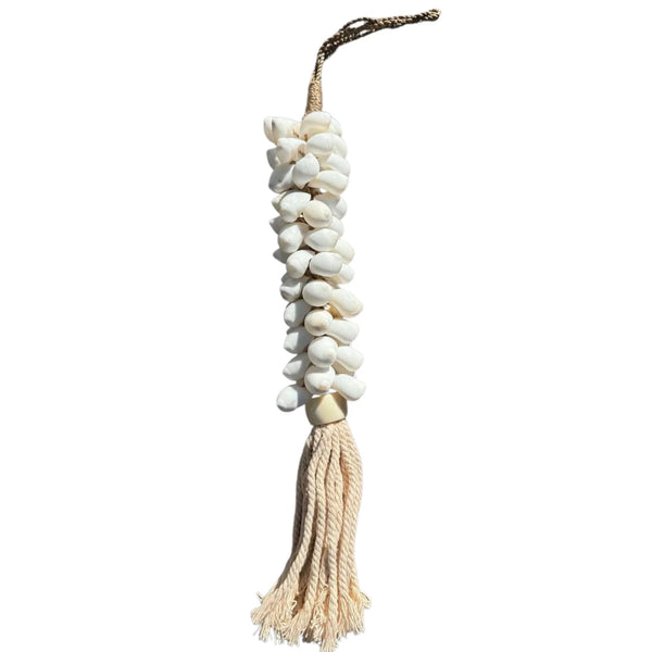 Shell Strand Tassel Hanger