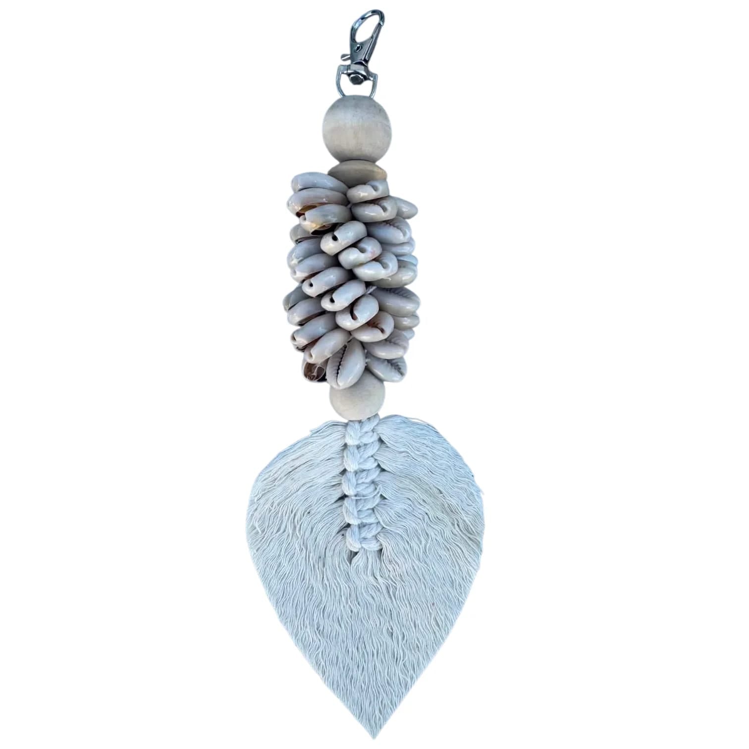 Shell Keyring with Leaf