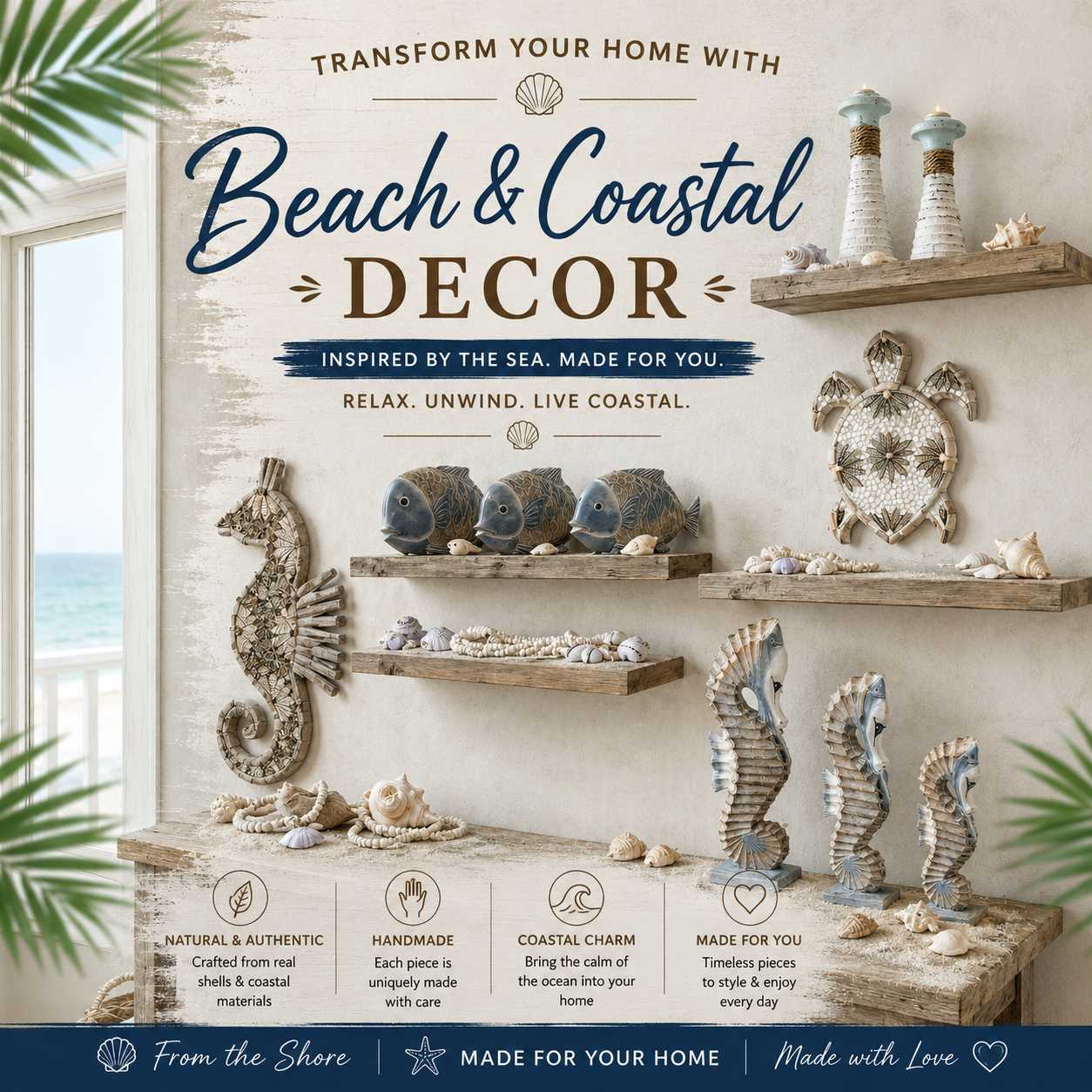Beach Decor Banner Collection 