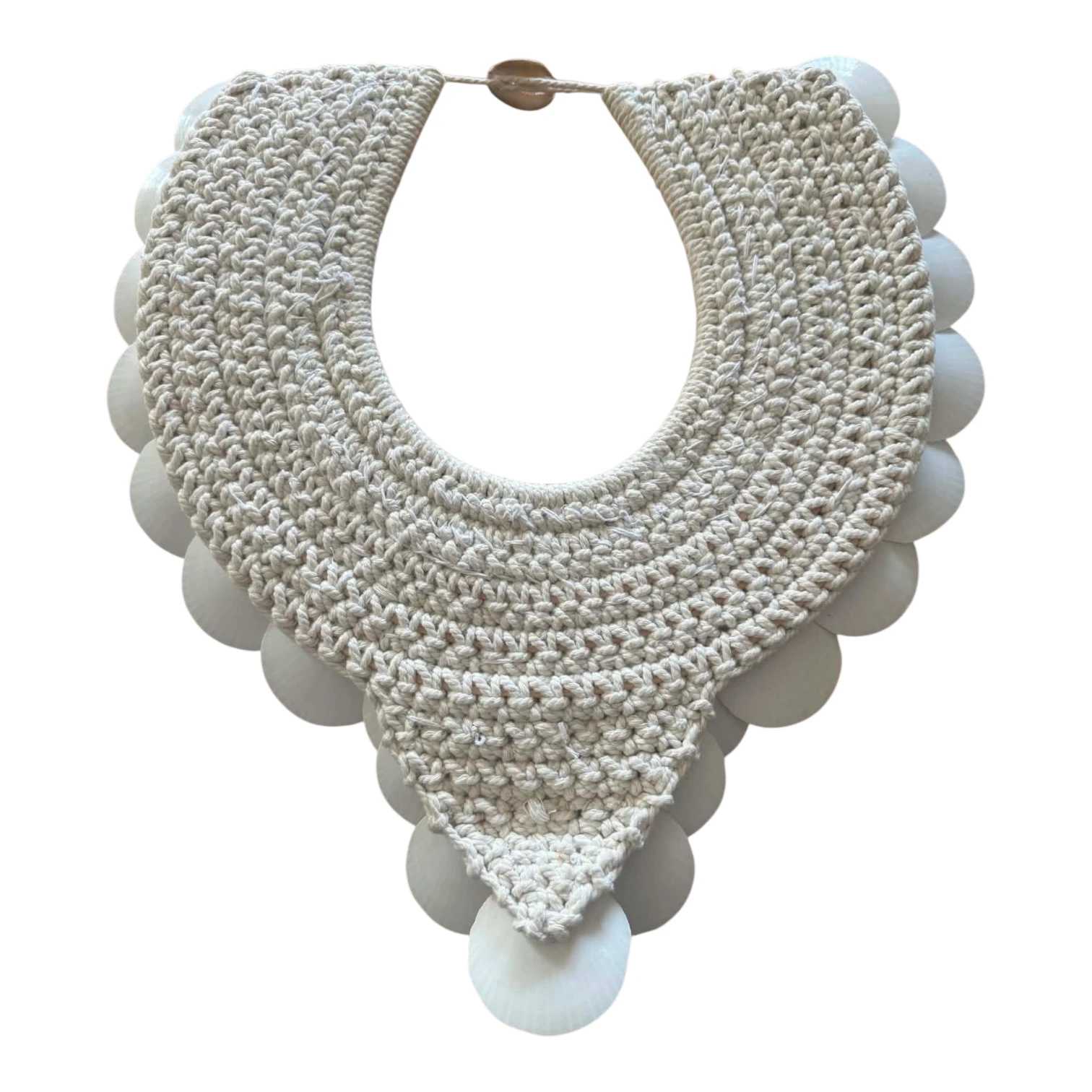 Scallop Shell Necklace Wall Hanging