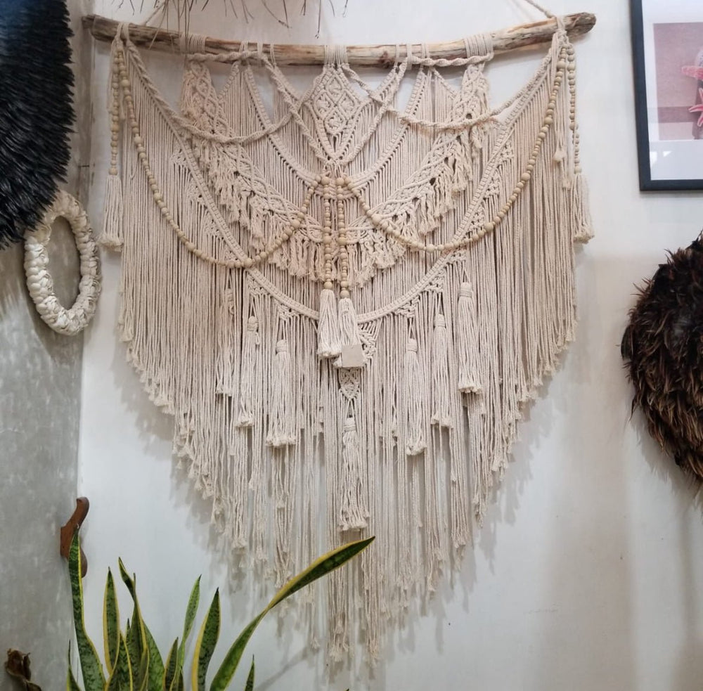 Amelia Macrame Wall Hanging - Extra Large Home Decor All Products bead ...
