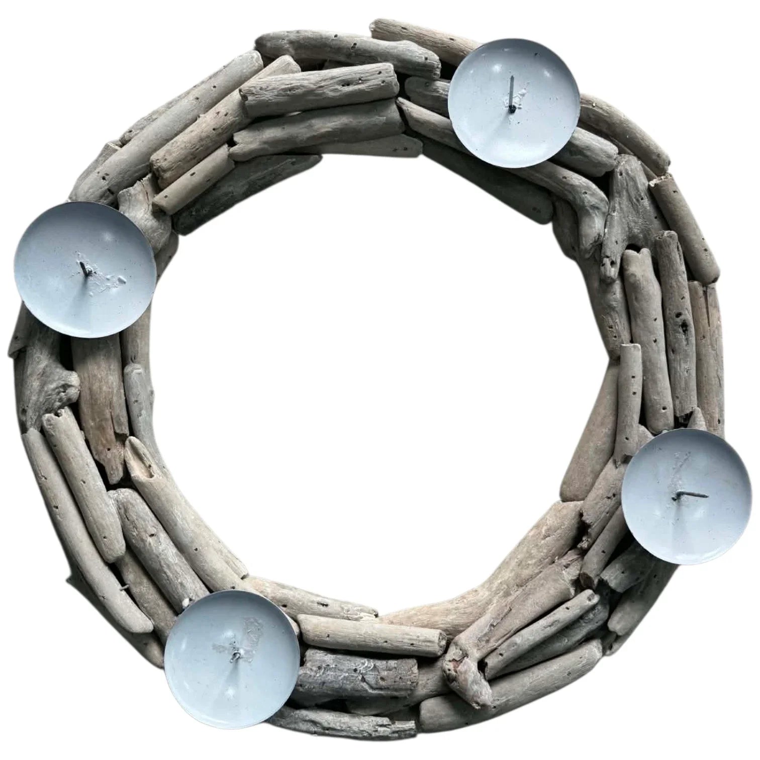 Driftwood Wreath Candle Holder