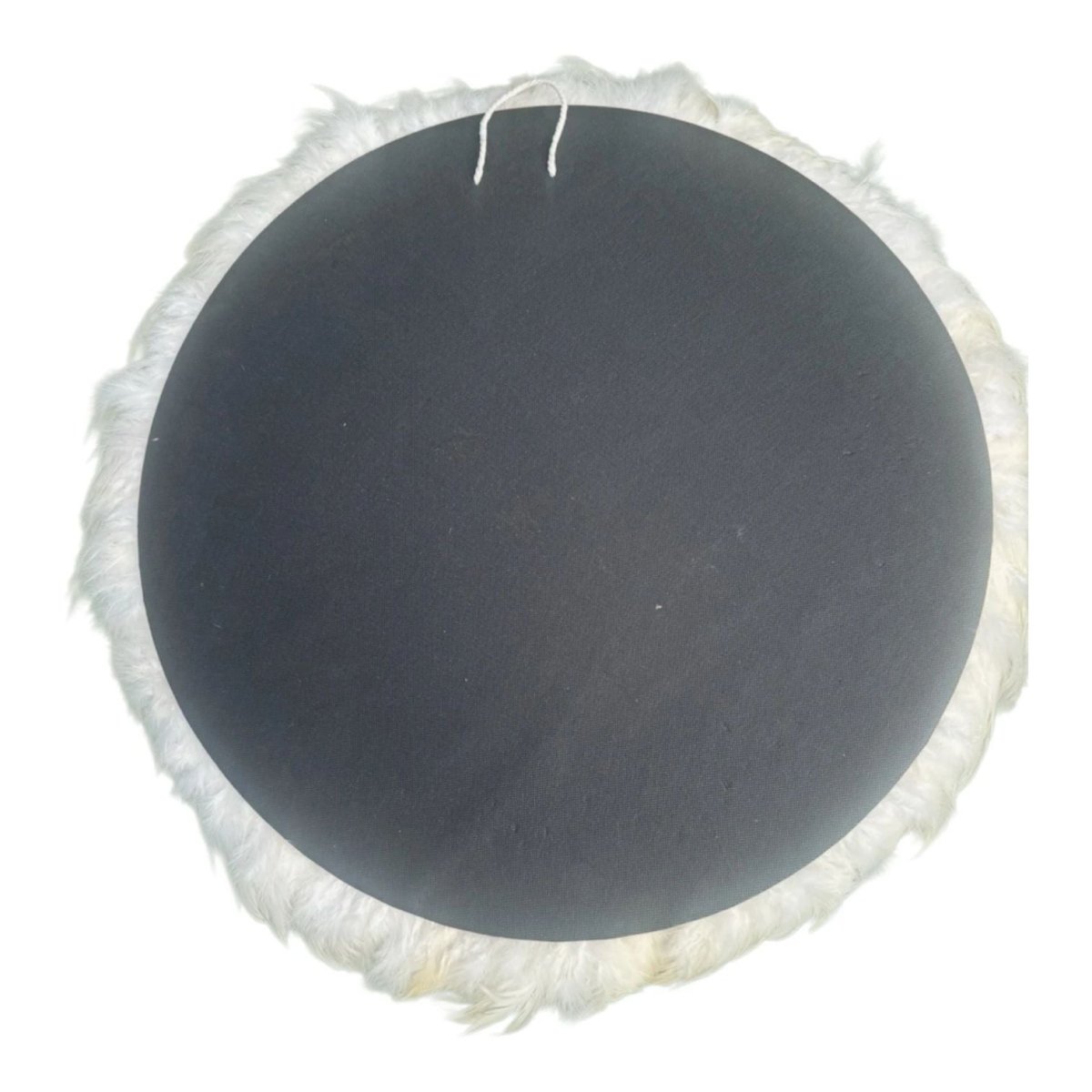 White Feather and Shell Mirror