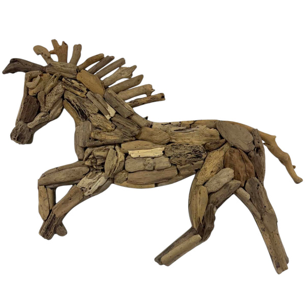 Driftwood Horse Wall Decor