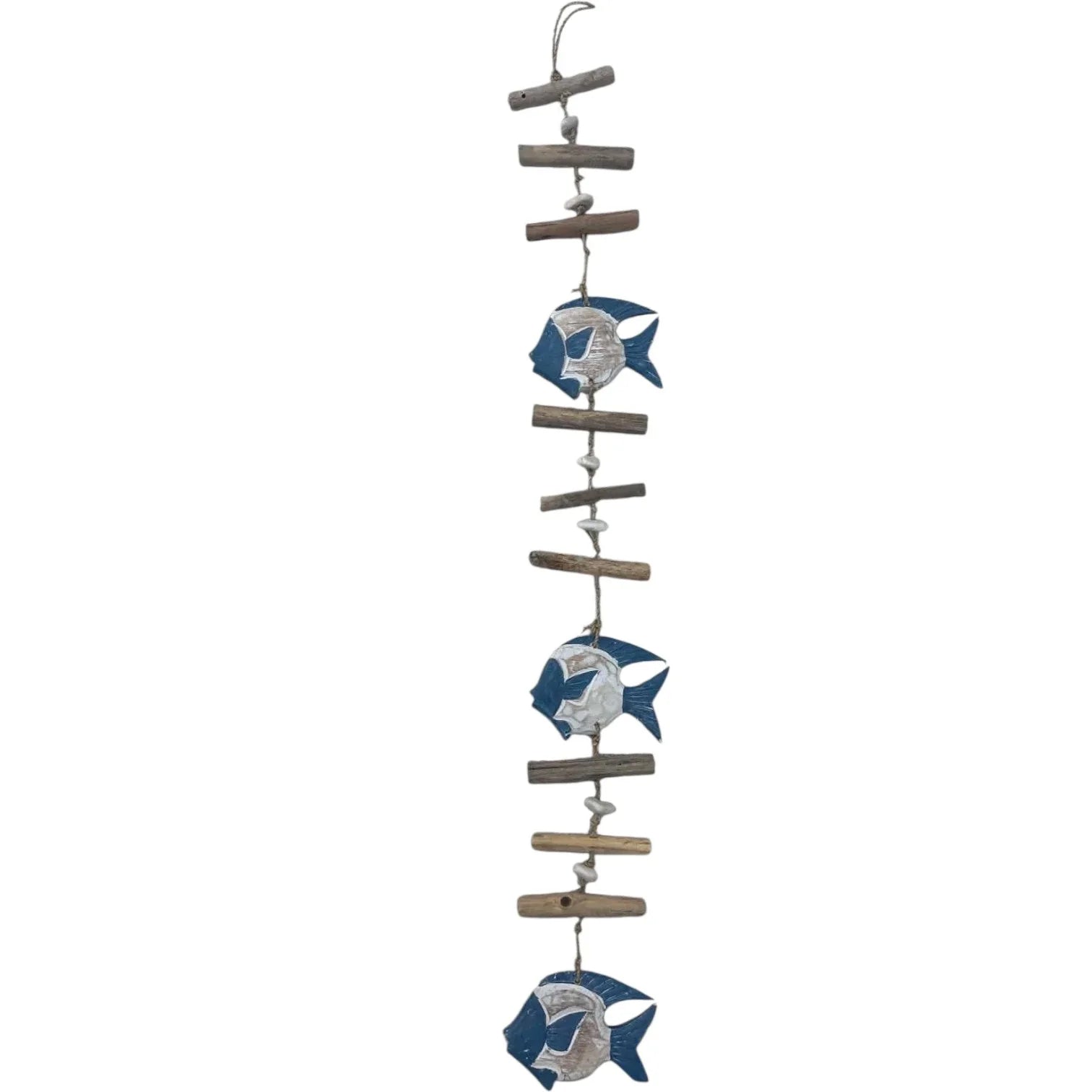 Driftwood Garland with Blue Fish