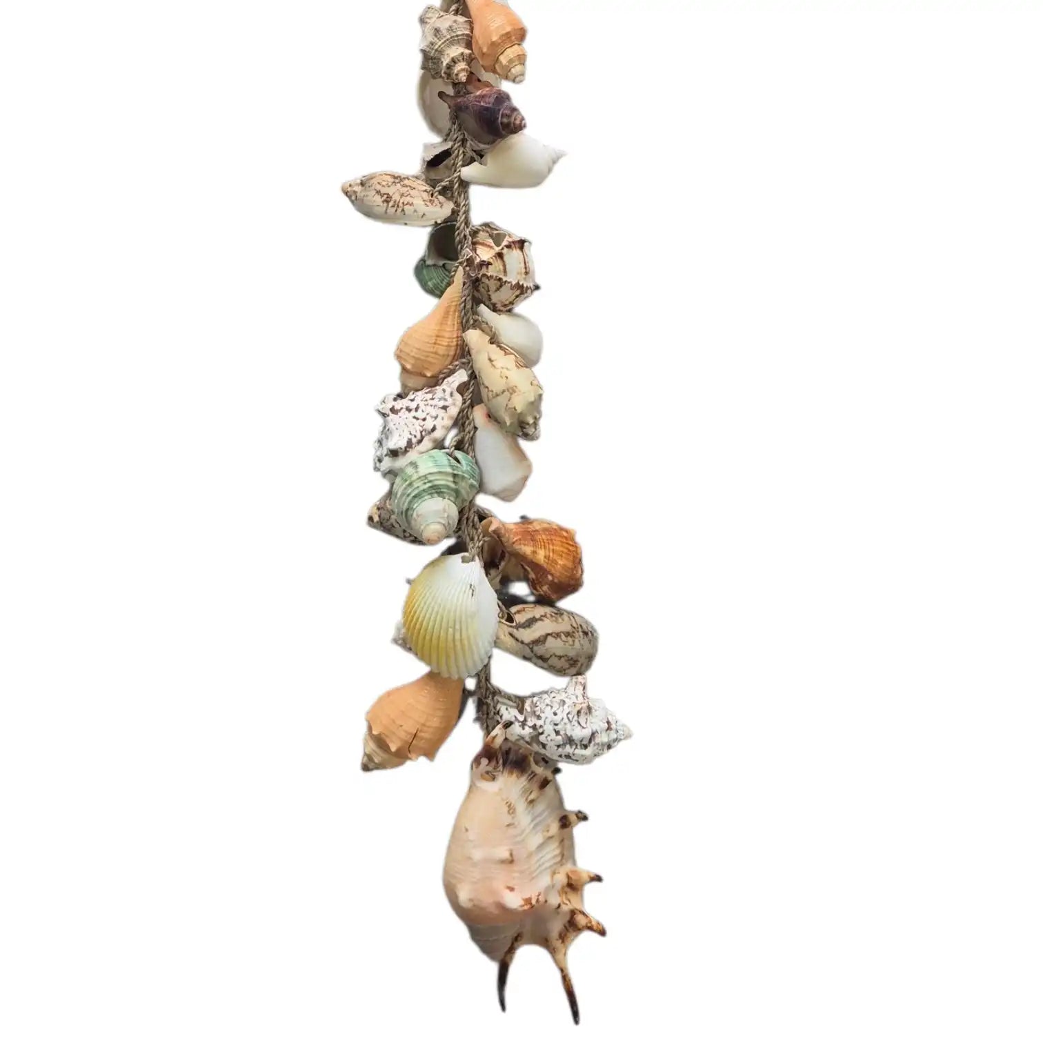 Coastal Seashell Rope Garland - Large
