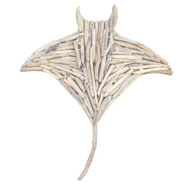 Driftwood Manta Ray Wall Hanging
