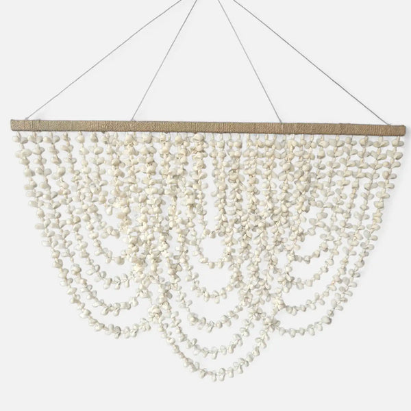 Cascading Shell Wall Hanging