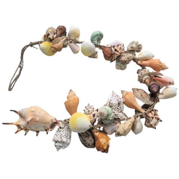 Coastal Seashell Rope Garland - Large