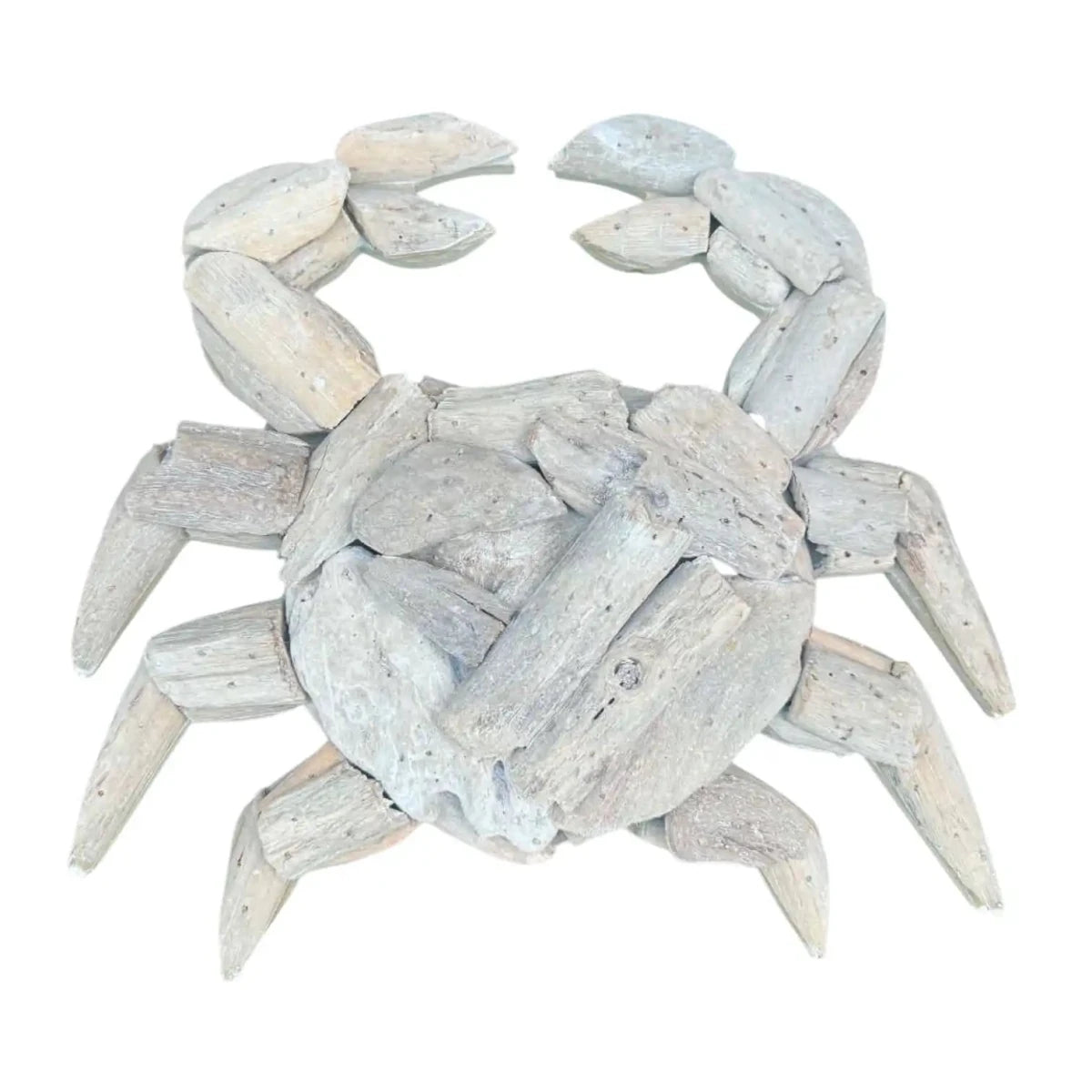 Coastal Driftwood Crab Wall Decor Front