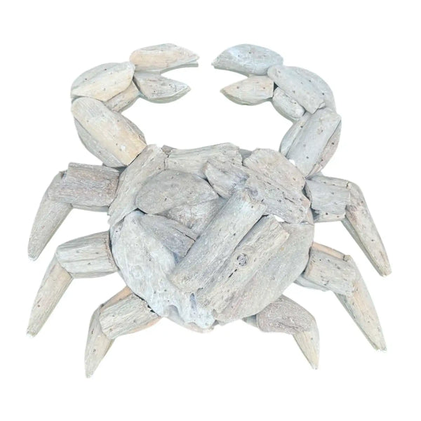 Driftwood Crab Wall Decor