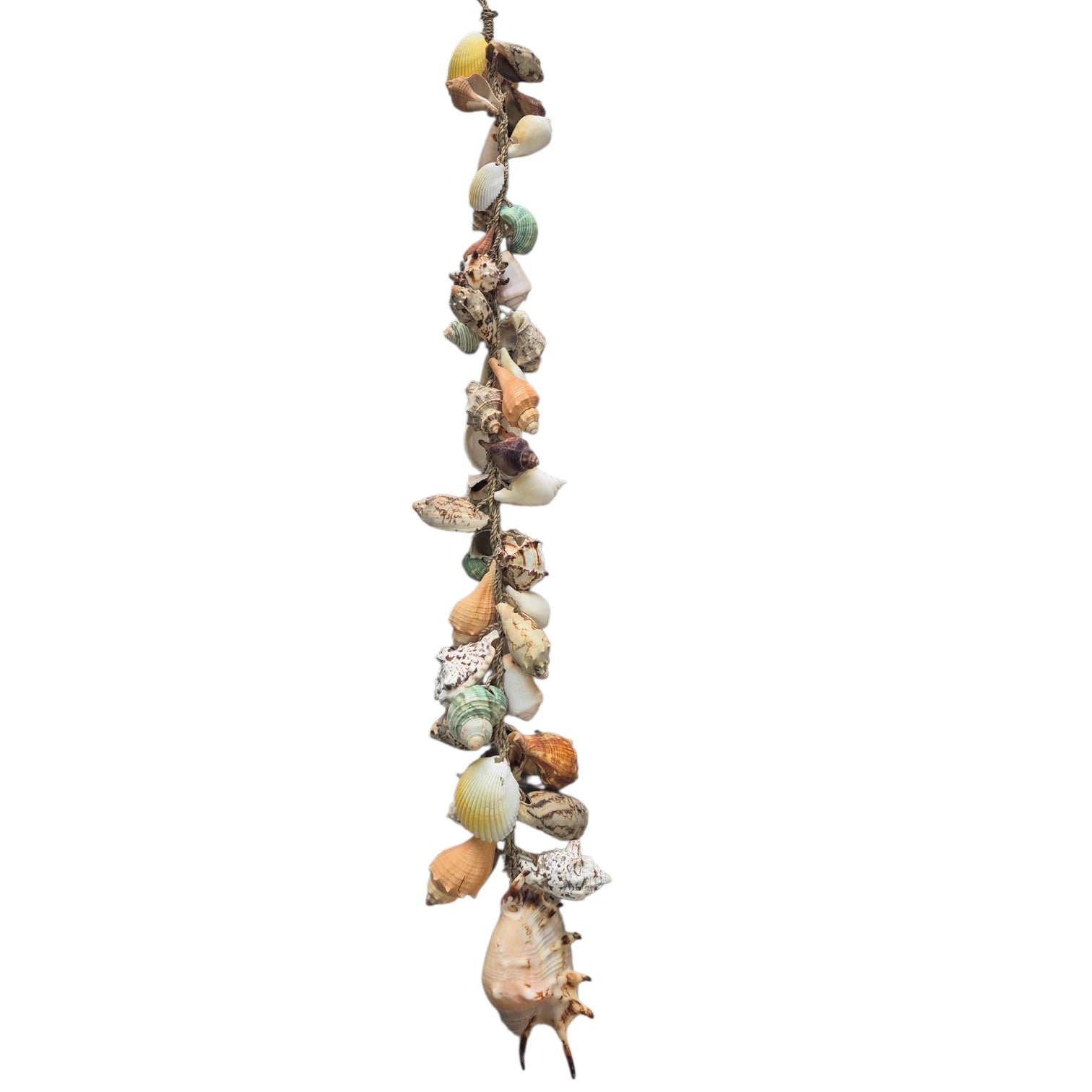 Coastal Seashell Rope Garland - Large