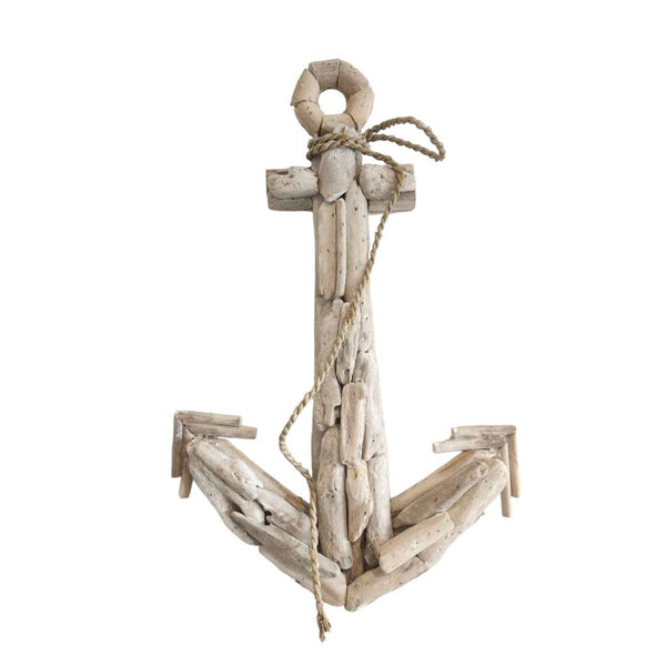 Driftwood Wall Hanging Anchor Driftwood Decor
