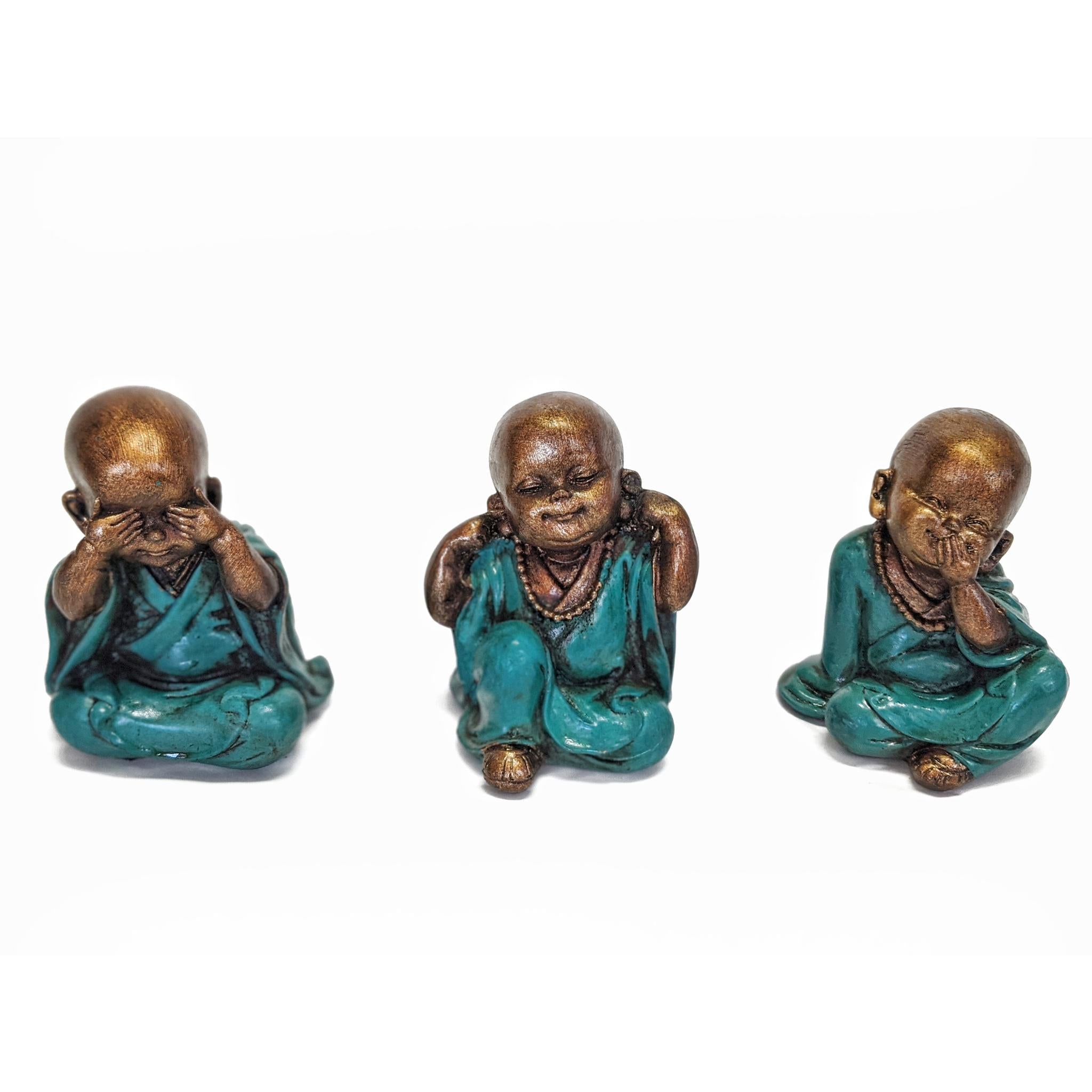 Hear, See, Speak No Evil Buddha - Younger Home Decor