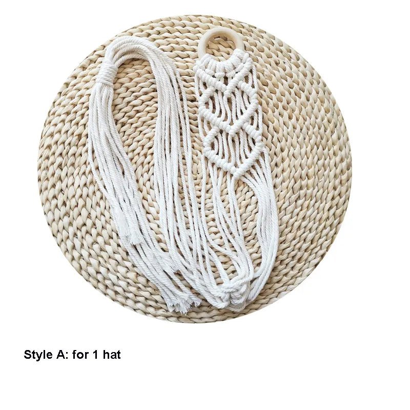 Macrame Hat Hanger Home Decor