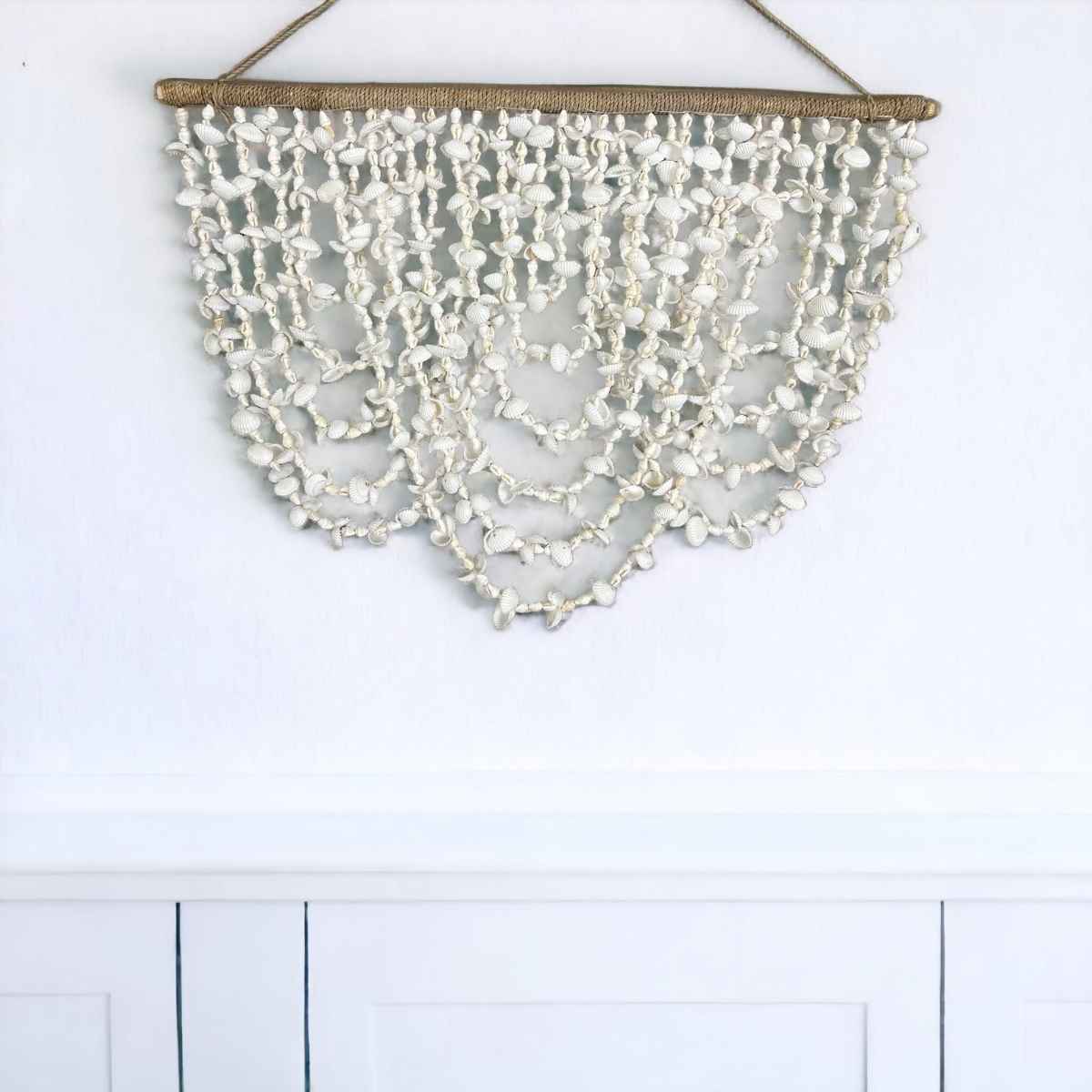 Waterfall Shell Wall Hanging Home Decor